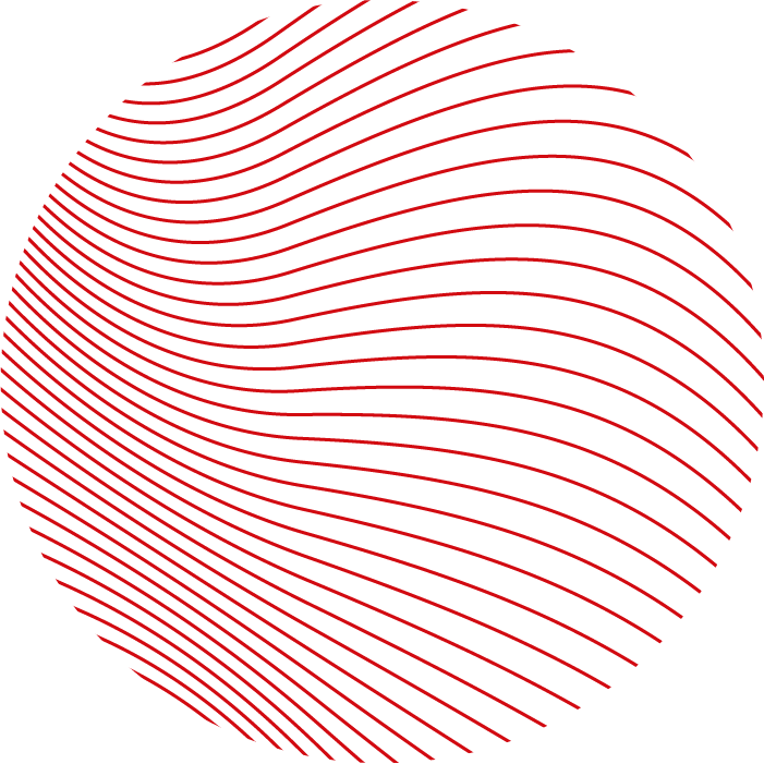 rond strié rouge