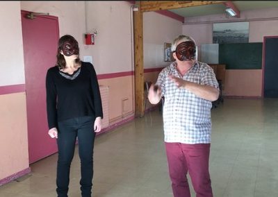 stage masque commedia dell'arte scenes de vie