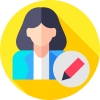 icone secretaire assistance administrative scenes de vie
